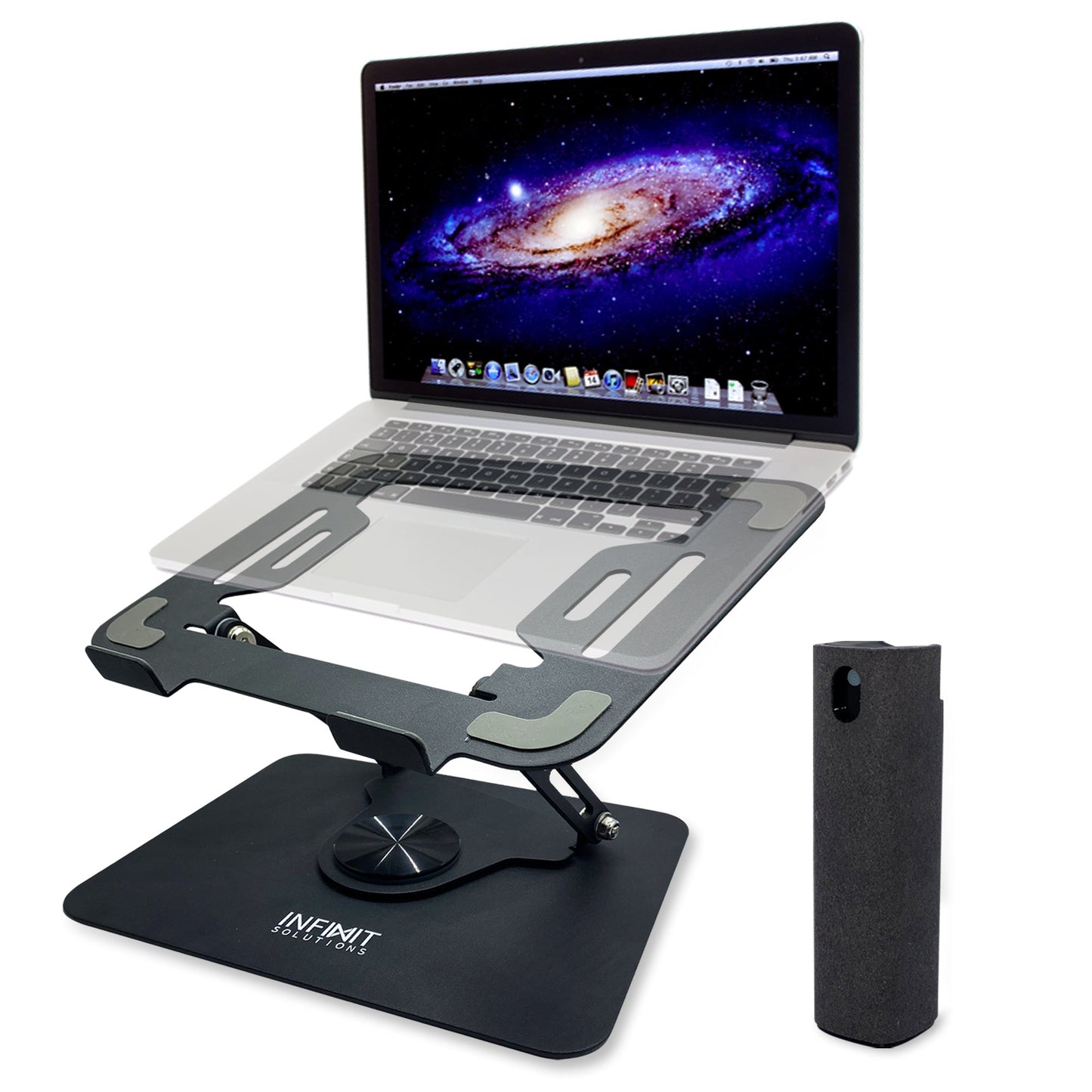 Adjustable Laptop Stand 360° Rotatable Base